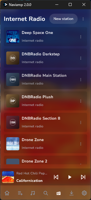 Internet radio stations