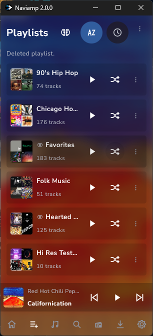 Playlist library